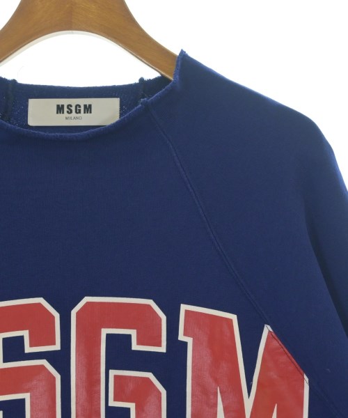 MSGM（エムエスジーエム）スウェット 青 サイズ:M レディース/2200612360020