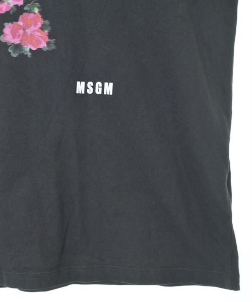 MSGM（エムエスジーエム）Tシャツ・カットソー 黒 サイズ:XS メンズ/2200613277037