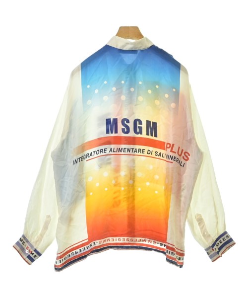 MSGM（エムエスジーエム）カジュアルシャツ 白 サイズ:41(L位) メンズ/2200614706086
