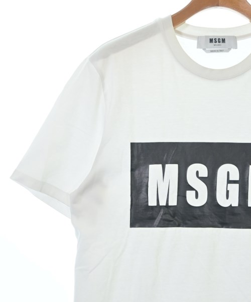 MSGM（エムエスジーエム）Tシャツ・カットソー 白 サイズ:S メンズ/2200617109181