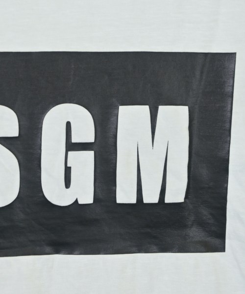 MSGM（エムエスジーエム）Tシャツ・カットソー 白 サイズ:S メンズ/2200617109181