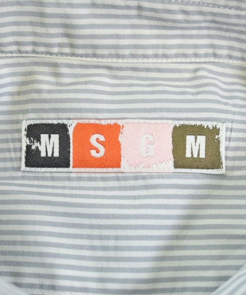 MSGM（エムエスジーエム）カジュアルシャツ グレー サイズ:39(M位) メンズ/2200613334020