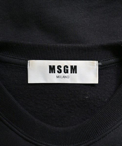MSGM（エムエスジーエム）スウェット 黒 サイズ:S レディース/2200609980705