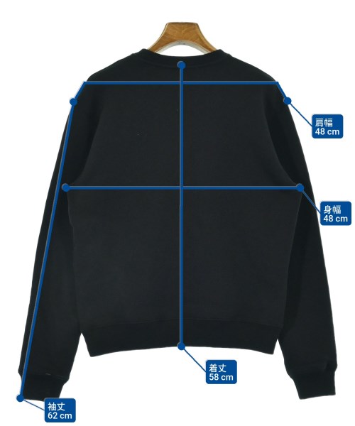 MSGM（エムエスジーエム）スウェット 黒 サイズ:S レディース/2200609980705