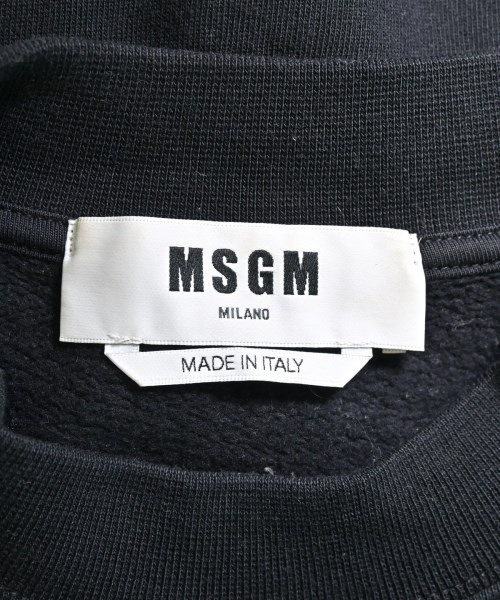 MSGM（エムエスジーエム）スウェット 黒 サイズ:S レディース/2200609980750
