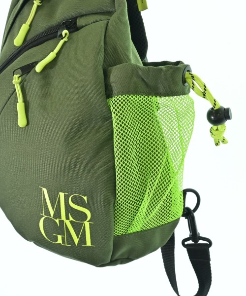 MSGM（エムエスジーエム）ショルダーバッグ 緑 サイズ:- メンズ/2200619918361