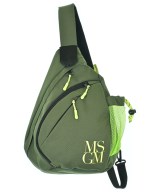 MSGM（エムエスジーエム）ショルダーバッグ 緑 サイズ:- メンズ/2200619918361