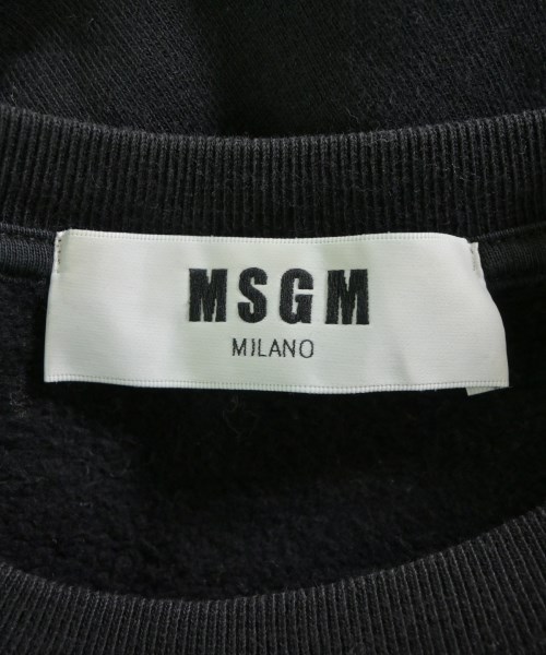 MSGM（エムエスジーエム）スウェット 黒 サイズ:XL メンズ/2200612333017