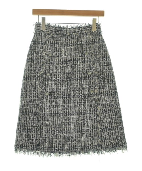 MSGM(エムエスジーエム)ひざ丈スカート 黒 サイズ:40(M位)/2200667628021