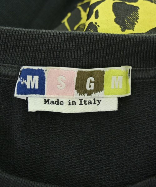 MSGM（エムエスジーエム）スウェット 黒 サイズ:XS レディース/2200670729067