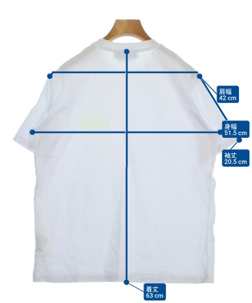MSGM（エムエスジーエム）Tシャツ・カットソー 白 サイズ:S レディース/2200672146237