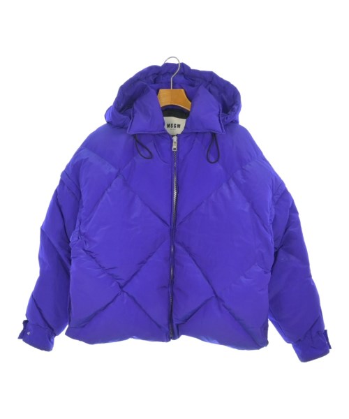 MSGM(エムエスジーエム)ダウンジャケット/ダウンベスト 紫 サイズ:40(M位)/2200672704017