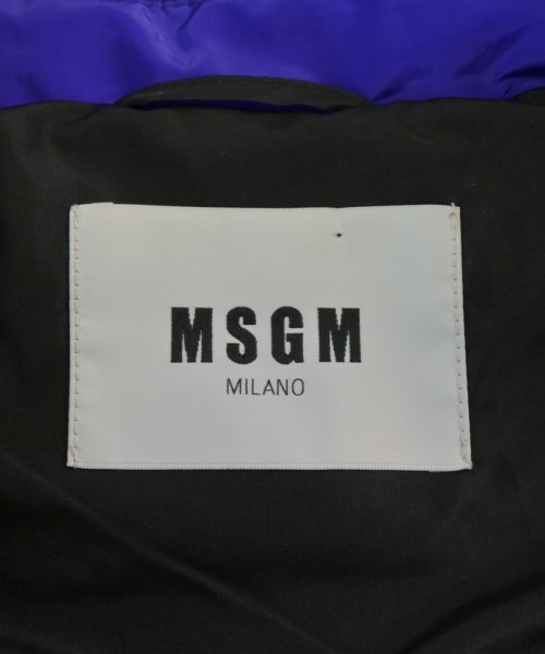 MSGM（エムエスジーエム）ダウンジャケット/ダウンベスト 紫 サイズ:40(M位) レディース/2200672704017