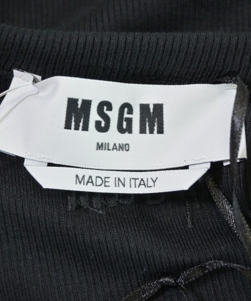 MSGM（エムエスジーエム）Tシャツ・カットソー 黒 サイズ:XS レディース/2200676776072