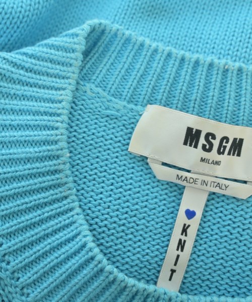 MSGM（エムエスジーエム）ニット・セーター 青 サイズ:S レディース/2200677399034
