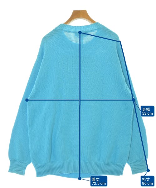 MSGM（エムエスジーエム）ニット・セーター 青 サイズ:S レディース/2200677399034
