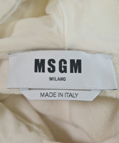 MSGM（エムエスジーエム）パーカー 白 サイズ:XS レディース/2200669728187