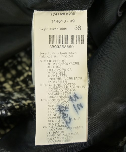 MSGM（エムエスジーエム）その他 黒 サイズ:38(S位) レディース/2200678268032