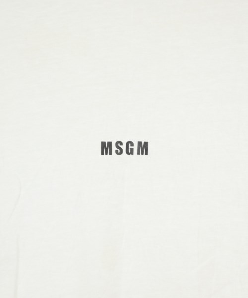 MSGM（エムエスジーエム）Tシャツ・カットソー 白 サイズ:M レディース/2200679054153