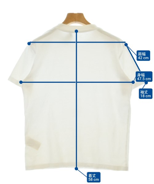 MSGM（エムエスジーエム）Tシャツ・カットソー 白 サイズ:M レディース/2200679054153