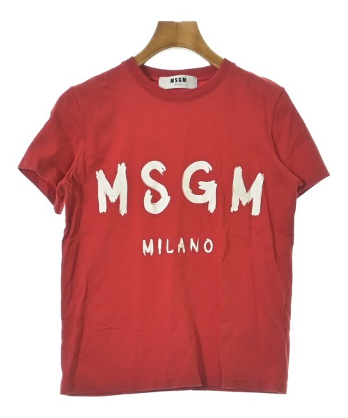 MSGM(エムエスジーエム)Tシャツ・カットソー 赤 サイズ:XS/2200680981028