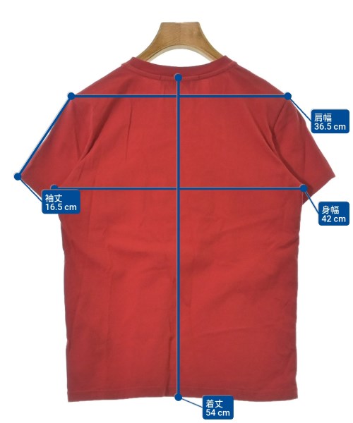 MSGM（エムエスジーエム）Tシャツ・カットソー 赤 サイズ:XS レディース/2200680981028