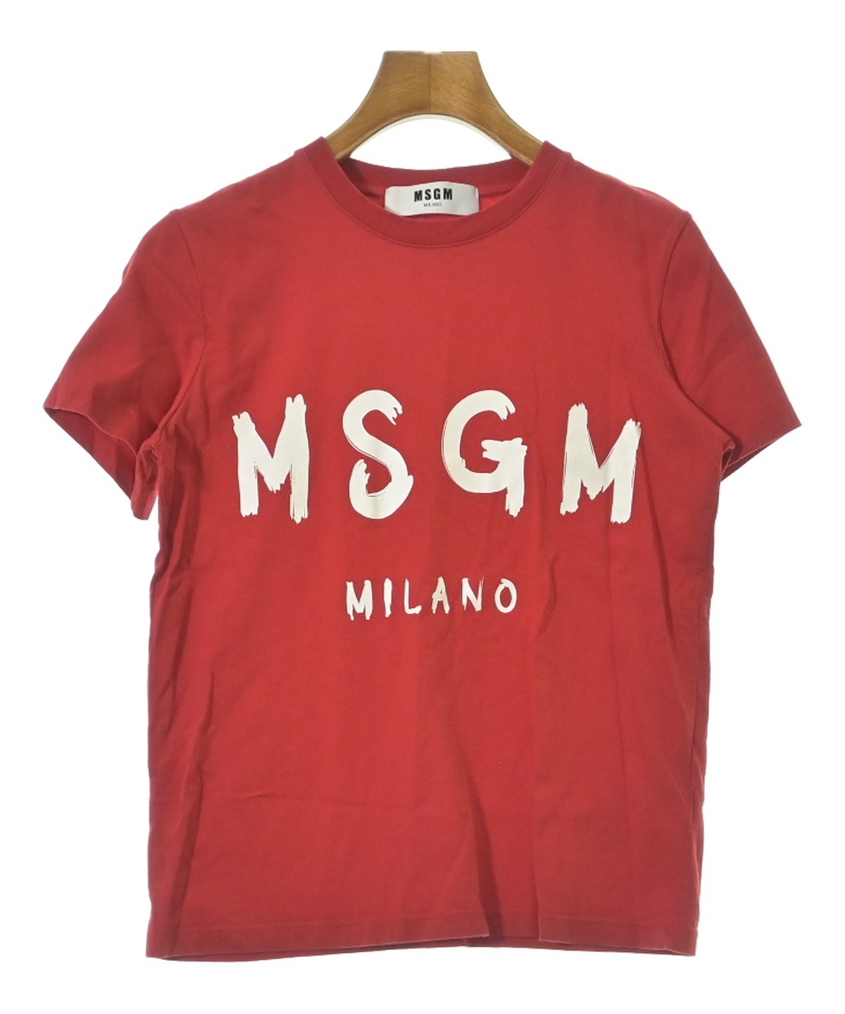 MSGM エムエスジーエム Tシャツ・カットソー XS 赤 【古着】【中古】【送料無料】 MSGM - MSGM エムエスジーエム Tシャツ・カットソー M 赤 【古着