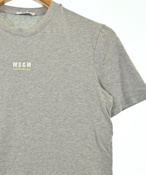 MSGM（エムエスジーエム）Tシャツ・カットソー グレー サイズ:XS メンズ/2200677029078
