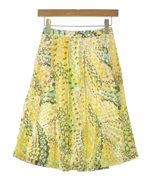MSGM（エムエスジーエム）ロング・マキシ丈スカート 黄 サイズ:38(S位) レディース/2200680761033