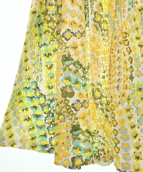 MSGM（エムエスジーエム）ロング・マキシ丈スカート 黄 サイズ:38(S位) レディース/2200680761033