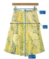 MSGM（エムエスジーエム）ロング・マキシ丈スカート 黄 サイズ:38(S位) レディース/2200680761033