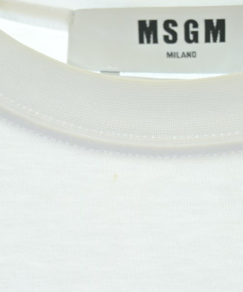 MSGM（エムエスジーエム）Tシャツ・カットソー 白 サイズ:XS レディース/2200684336015