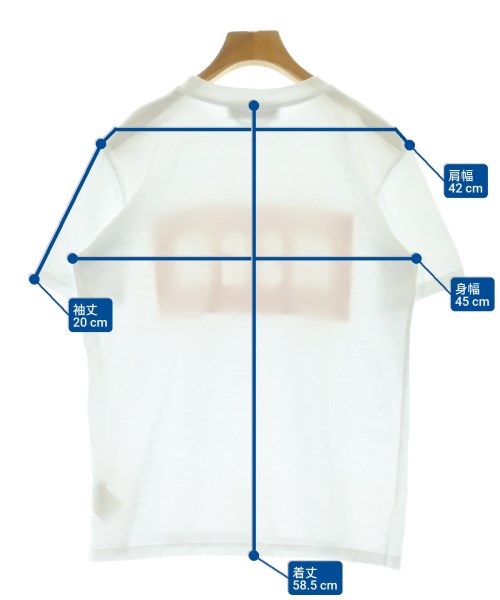 MSGM（エムエスジーエム）Tシャツ・カットソー 白 サイズ:XS レディース/2200684336015