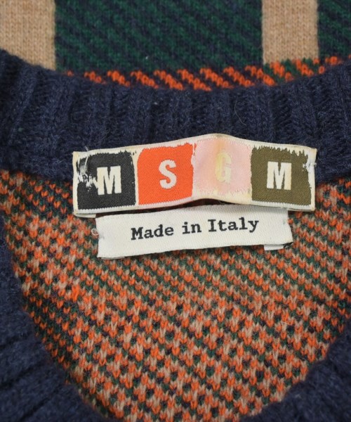 MSGM（エムエスジーエム）ニット・セーター 紺 サイズ:S メンズ/2200695203054