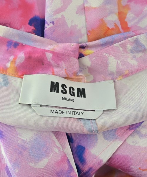 MSGM（エムエスジーエム）シャツワンピース ピンク サイズ:42(M位) レディース/2200692505366