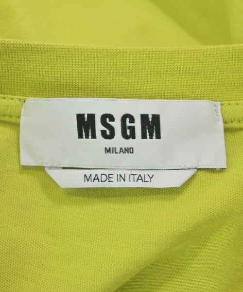 MSGM（エムエスジーエム）Tシャツ・カットソー 緑 サイズ:M メンズ/2200696237089