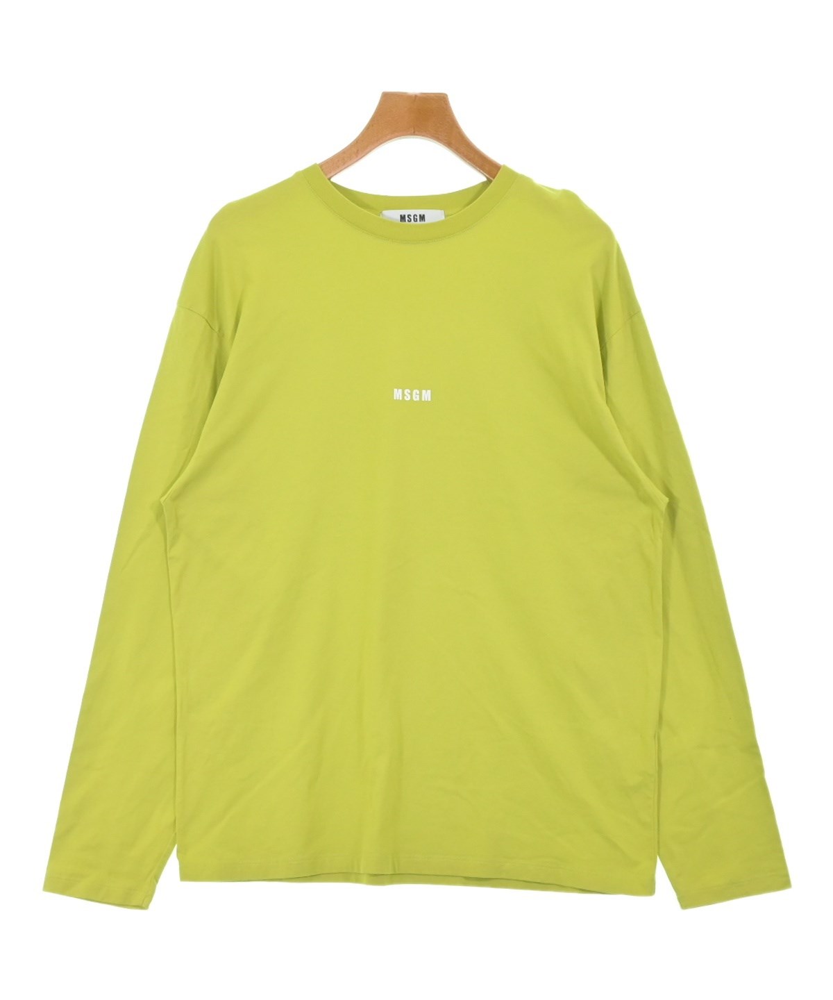 MSGM（エムエスジーエム）Tシャツ・カットソー 緑 サイズ:M メンズ 