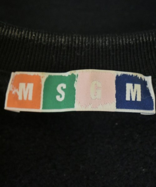 MSGM（エムエスジーエム）スウェット 黒 サイズ:XS レディース/2200697336156