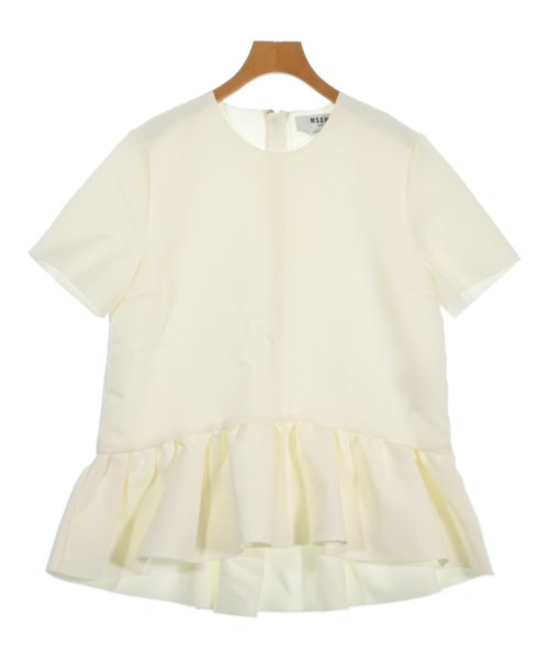 MSGM(エムエスジーエム)ブラウス 白 サイズ:44(L位)/2200693116066