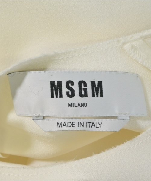 MSGM（エムエスジーエム）ブラウス 白 サイズ:44(L位) レディース/2200693116066