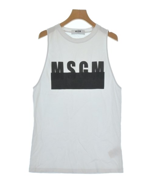 MSGM(エムエスジーエム)ノースリーブ 白 サイズ:S/2200698353084