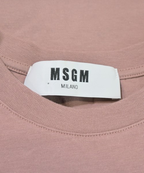 MSGM（エムエスジーエム）Tシャツ・カットソー ピンク サイズ:XS レディース/2200698353091
