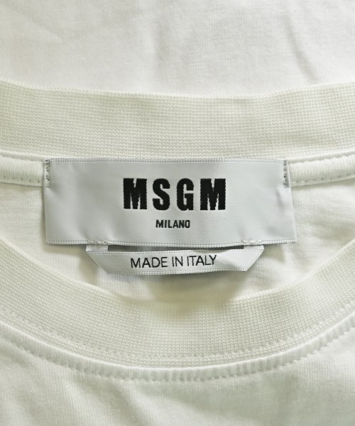 MSGM（エムエスジーエム）Tシャツ・カットソー 白 サイズ:XS レディース/2200654757161