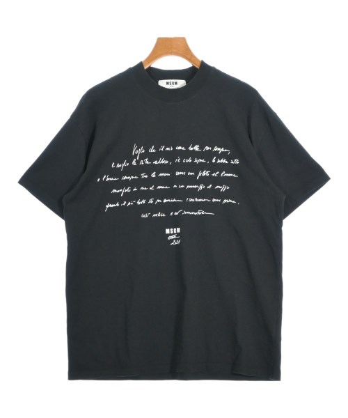 MSGM(エムエスジーエム)Tシャツ・カットソー 黒 サイズ:XS/2200656965014