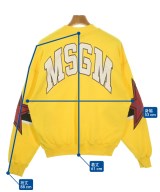 MSGM（エムエスジーエム）スウェット 黄 サイズ:XS レディース/2200649648047