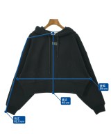 MSGM（エムエスジーエム）パーカー 黒 サイズ:XS レディース/2200654354094