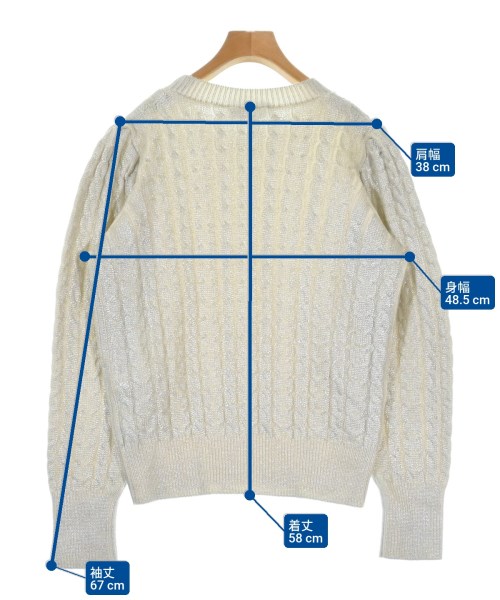 MSGM（エムエスジーエム）ニット・セーター シルバー サイズ:M レディース/2200657181062