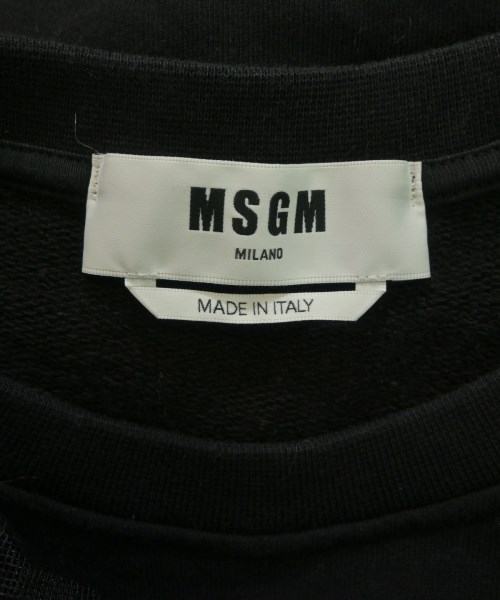 MSGM（エムエスジーエム）スウェット 黒 サイズ:S レディース/2200653790046