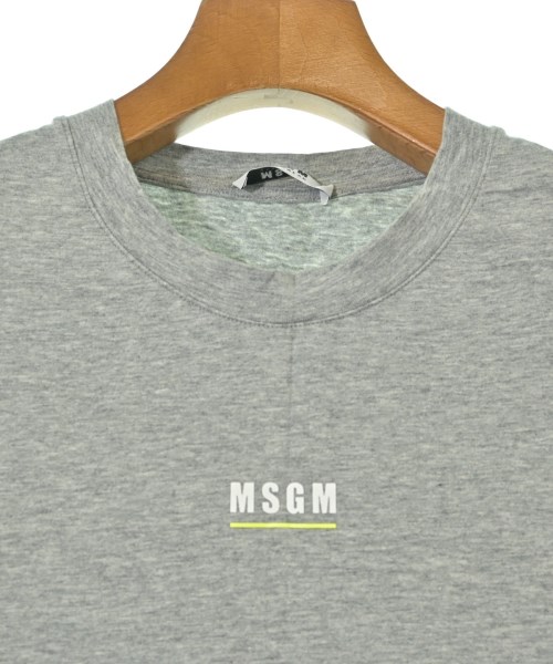 MSGM（エムエスジーエム）Tシャツ・カットソー グレー サイズ:L メンズ/2200654938102