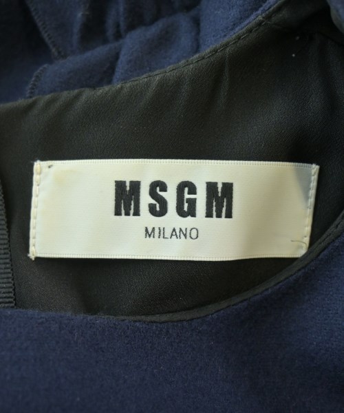 MSGM（エムエスジーエム）ワンピース 紺 サイズ:40(M位) レディース/2200659343017